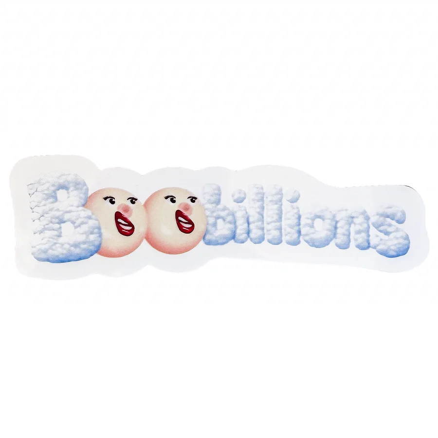 boobillions clouds sticker